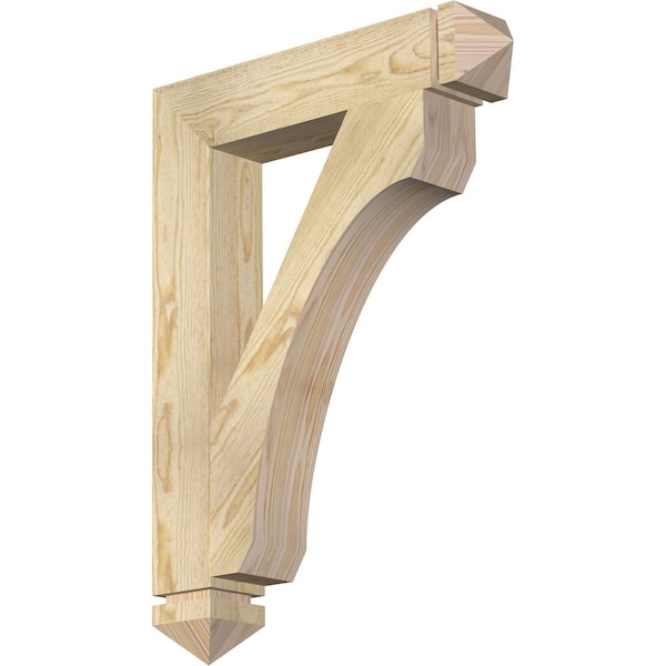 Ekena Millwork Legacy Arts & Crafts Rough Sawn Bracket, Douglas Fir, 4"W x 22"D x 30"H BKT04X22X30LEC03RDF - main